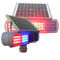 2 πλευρών μπλε και κόκκινο 5W IP65 αργίλιο φω'των επιπέδων ηλιακό τροφοδοτημένο προειδοποιώντας