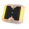 Κίτρινο αντι UV τετράγωνο οδικών δεικτών PC IP68 αδιάβροχο αντανακλαστικό