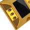 Χρυσά μάτια γατών 105mm IP68 αδιάβροχα ηλιακά τροφοδοτημένα για Driveways