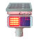 Φως έκρηξης των ηλιακών τροφοδοτημένο οδηγήσεων IP55 των κόκκινων και μπλε οδηγήσεων 5mm για την οδική ασφάλεια